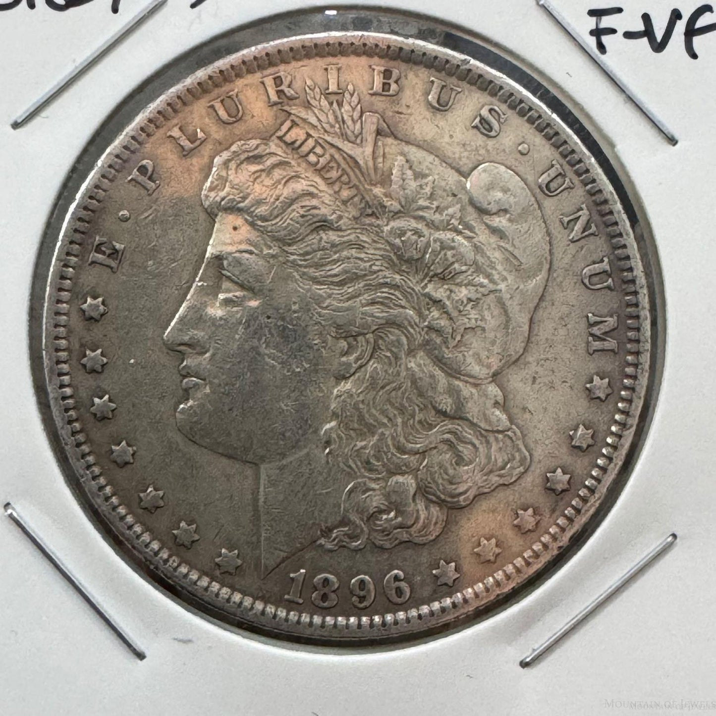 1896 US Morgan Silver Dollar F-VF #31824-13GG