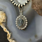 Sterling Silver Southwestern Style Oval Labradorite Decorated Charm/Pendant For Women