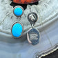 Native American Sterling Silver Turquoise Dangle Earrings For Women