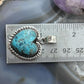 Sterling Silver Southwestern Style Chrysocolla Heart Pendant For Women #1