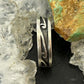 Cyrus Josytewa Hopi Native American Sterling Silver Wave Unisex Band Ring Size 9.5