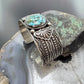 Sunshine Reeves Sterling Silver Native American High Grade Kingman Turquise Unisex Cuff
