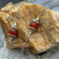 Carolyn Pollack Sterling Silver Chain Link w/Carnelian Beads 31" Necklace For Women