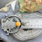 Eva & Linberg Billah Native American Sterling Silver Orange Spiny Oyster Unisex Naja Pendant