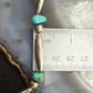 Vintage Native American Silver Navajo Pearl Bead & Turquoise Necklace For Women