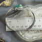 Sterling Silver Southwestern Style Large Teardrop Shattuckite Bracelet For Women #1