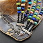 Carolyn Pollack 3 Strand Multi Gemstone Beads 16"-20" Necklace For Women