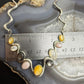 Carolyn Pollack Sterling Silver Yellow & Pink MOP & Smoky Quartz Zigzag Necklace For Women