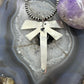 Gary Custer Navajo Sterling Silver Tufa Cast Turquoise Dragonfly Unisex Pendant