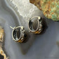 Carolyn Pollack Sterling Silver Round Onyx Hoop Earrings For Women