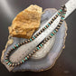 Southwestern Style 8mm Copper Navajo Pearl Round & Turquoise 18"-20" Necklace