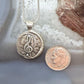 Vintage Sterling Silver Treble Clef Unisex Pendant