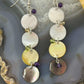Carolyn Pollack Sterling Silver Multi MOP Color & Bead Dangle Earrings For Women