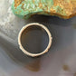 Elgin Tom Vintage Native American Sterling Silver Basket Weave Design Ring Size 7 For Women