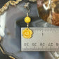 Carolyn Pollack Sterling Silver Yellow Jasper Rose Dangle Earrings For Women