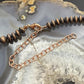 Copper Navajo Pearl Beads 6 mm Saucer Length 19"-23" NecklaceFor Women