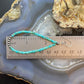 Navajo Pearl Beads & Turquoise Beads 3 mm Sterling Dangle Earrings For Women
