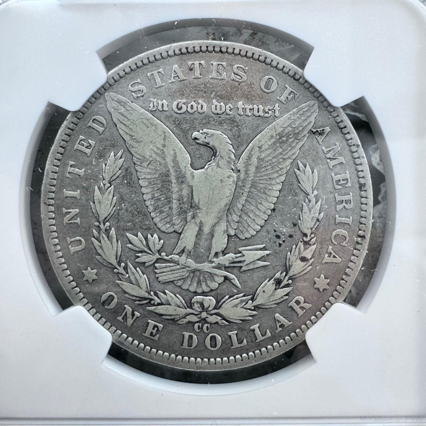 1890-CC US 90% Morgan Silver Dollar NGC MS62 VG10 #008-HX