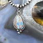 Sterling Silver Southwestern Style Golden Hill Turquoise Decorated Pendant For Women