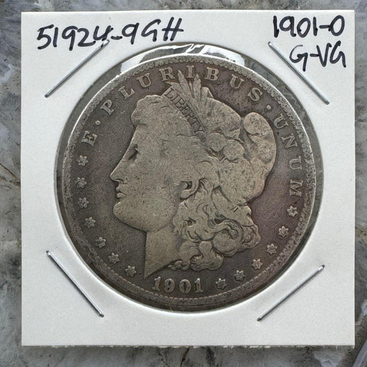 1901-O US 90% Morgan Silver Dollar G-VG #51924-9GH