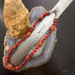 Carolyn Pollack Sterling Silver Coral, Carnelian, Red Jasper Beads 17"-20" Necklace For Women