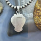 Southwestern Style Sterling Silver Sonora Gold Turquoise Heart Pendant For Women
