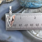 Sterling Silver Southwestern Style Shiny Arrowhead Unisex Pendant