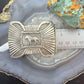 Emerson Kinsel Native American Sterling Silver Heavy Horse Belt Buckle For Men