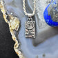 Alex Sanchez Native American Sterling Silver Petroglyph Dainty Pendant For Women #1