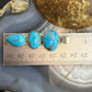 Sterling Silver Southwestern Style 3 Kingman Turquoise Pendant For Women #1