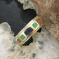 Carolyn Pollack Vintage Southwestern Style Sterling Silver Multi-gemstone Inlay Unisex Band Ring