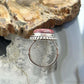 Sterling Silver Southwestern Style Oval Thulite Decorated Ring Size 7 For Women
