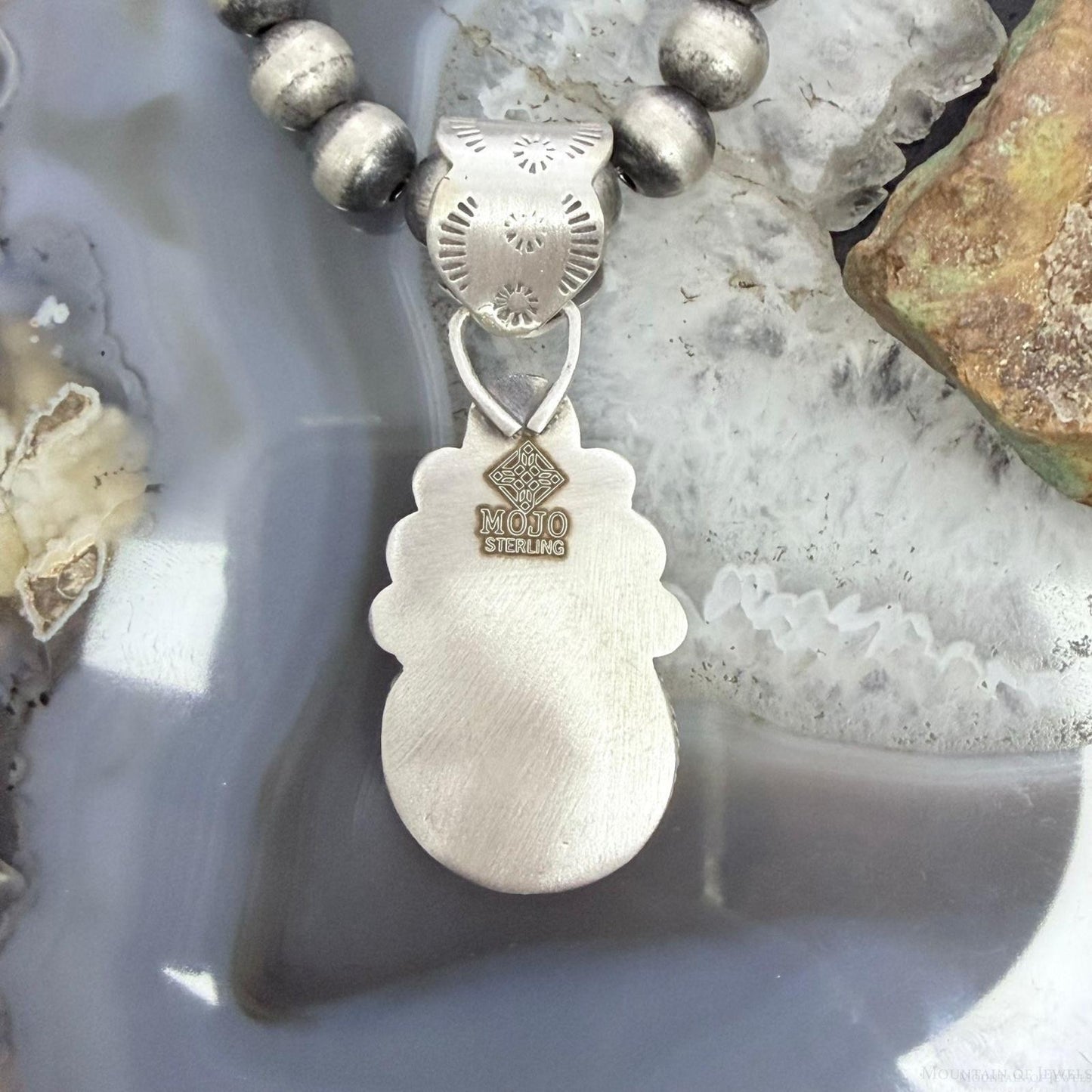 Genuine 1937 90% Silver Mercury Dime Coin Mohave Turquoise Unisex Pendant