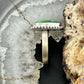 Sterling Silver Southwestern Style Teardrop Sonora Gold Turquoise Adjustable Ring #7