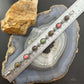 Carolyn Pollack Sterling Silver 7 Oval Multi-Stone 8" Decorated Link Bracelet For Women