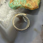 Harvey Mace Native American Sterling Silver & GF Feather Ring Size 8.5 For Women
