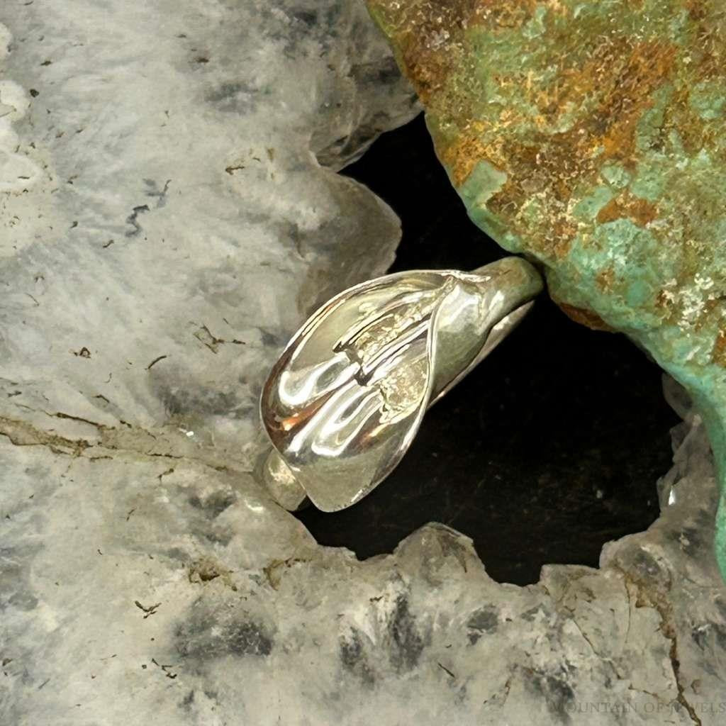 Carolyn Pollack Sterling Silver Calla Lily Floral Ring For Women