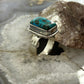 Sterling Silver Southwestern Style Malachite Chrysocolla Bar Ring Size 10 For Women