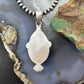 Sterling Silver Southwestern Style Sonora Gold Turquoise Decorated Pendant For Women