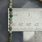 Sterling Silver Southwestern Style Faceted 4mm Hubai Turquoise 22" Necklace For Women