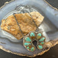 Sterling Silver Southwestern Style Kingman Turquoise Naja 19" Necklace For Women