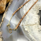 Vintage Native American Chunky Turquoise & Heishi Shell 28" Necklace For Women
