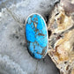 Sterling Silver Southwestern Style Oval Apatite Decorated Ring Size 8.5 For Women