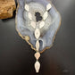 Sterling Silver Southwestern Style Royston Turquoise Lariat 30" Necklace For Women
