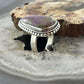 Sterling Silver Southwestern Style Teardrop Stichtite Ring Size 7 For Women