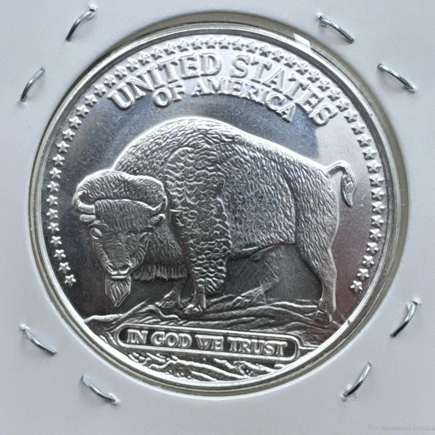 US One Troy Ounce of .999 Silver Bullion BU #61425-7OH
