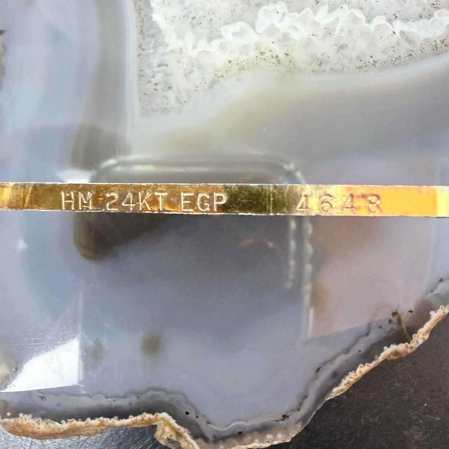 US .999 One Ounce Silver Vermont Bar w/24K Gold Plated Hamilton Mint #112825-6