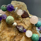 Carolyn Pollack Sterling Silver Multistone Beads 18" Necklace For Women #1