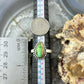 Sterling Silver Southwestern Style Teardrop Sonora Gold Turquoise Adjustable Ring For Women #1