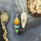 Sterling Silver Southwestern Style Multistone Dangle Earrings For Women #2